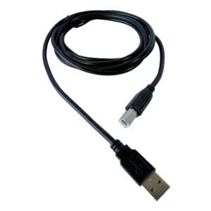 TECMASTER CABLE USB2.0 PARA IMPRESORA Y SCANNER A-B, 2 METROS, COLOR NEGRO